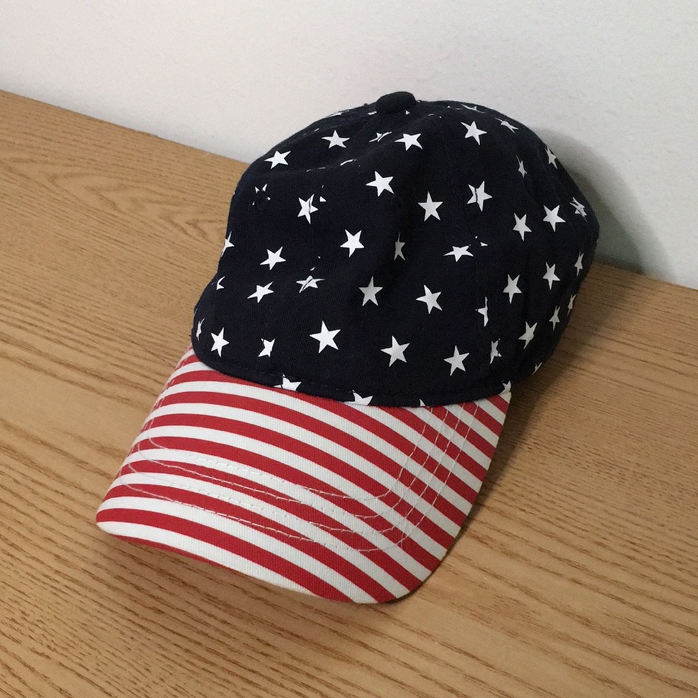 New Unisex Old Navy Patriotic American Flag Hat One Size